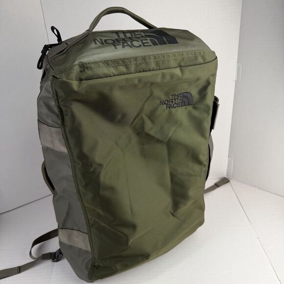 The North Face Other - The North Face Base Camp Voyager 32L Duffel Bag Taupe Green Backpack